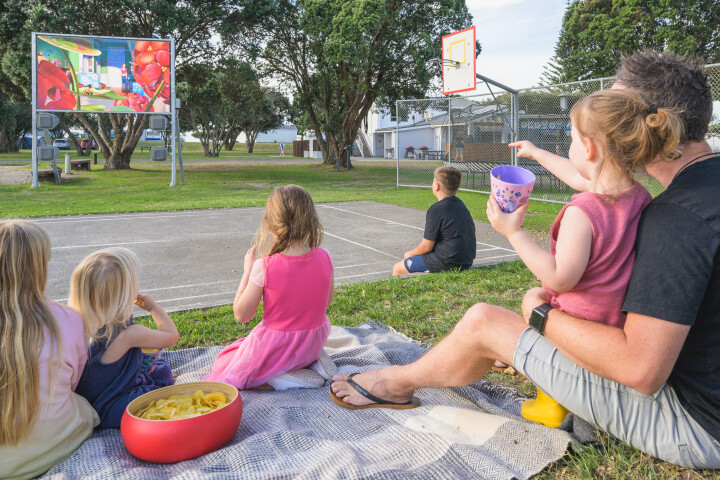 Outdoor Movie Screen